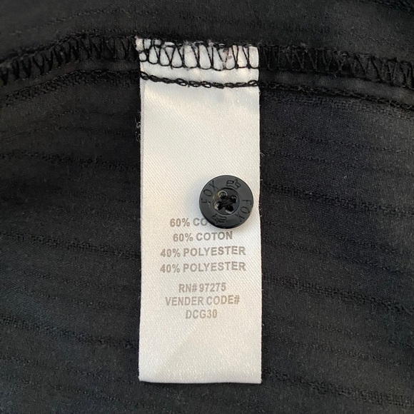 FOX Skate Black Striped Short Sleeve Collared Shirt Men M Medium - Picture 7 of 8